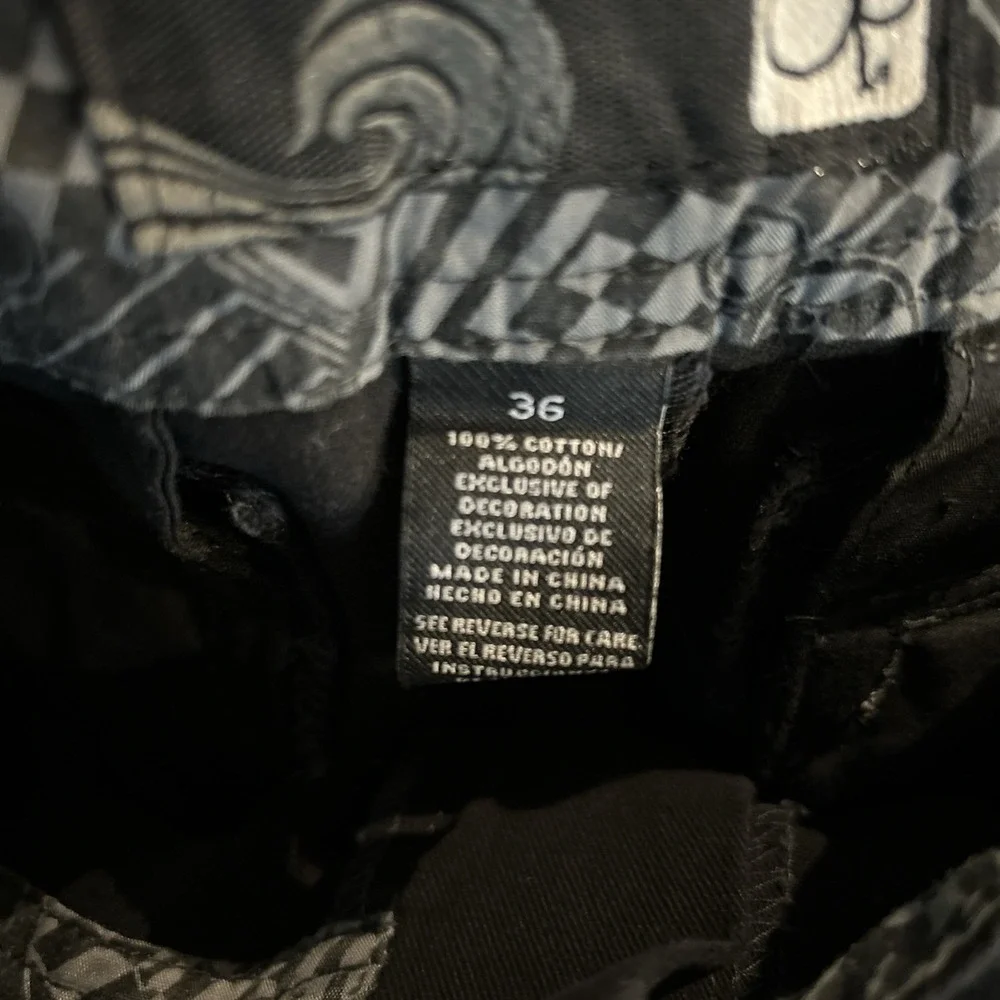 OP Men's‎ Cargo Shorts Size 36 Black Canvas Vintage Y2K